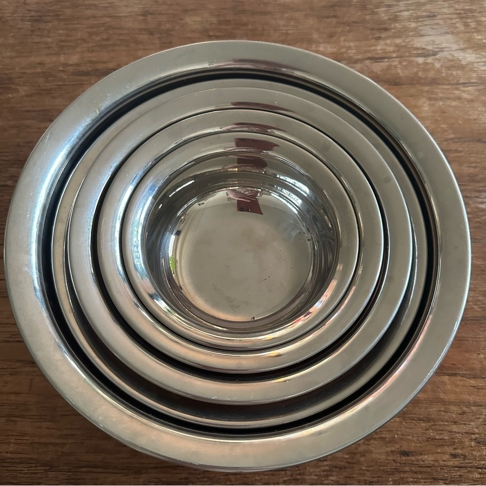 NEW Genuine Copper Set Of 5 Bowls - Picture 5 of 11